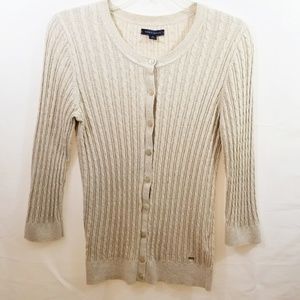 Tommy Hilfiger Women's 3/4 Sleeve Cardigan